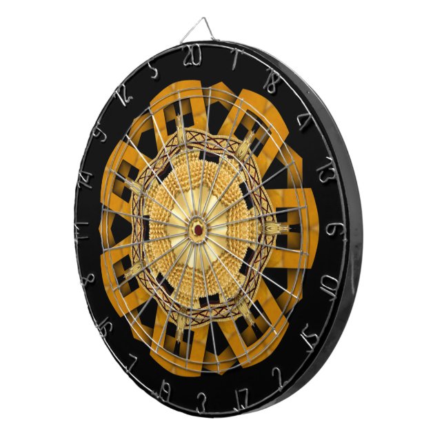 Dart Board Gold target (Front Right)
