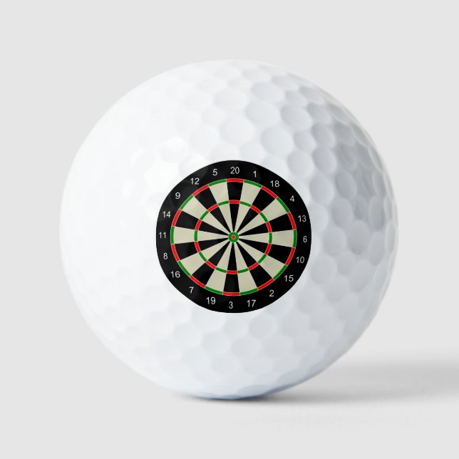 Dart Board Golf Balls (Front)