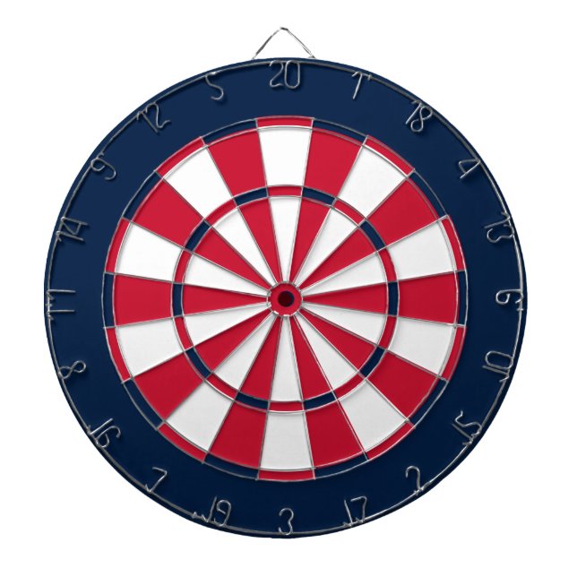Dart Board in Washington Hockey Colours (Front)