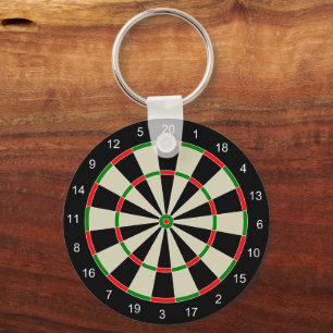 Dart Board Key Ring