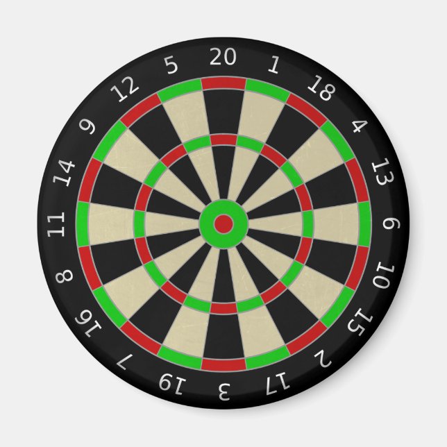 Dart Board Magnet (Front)