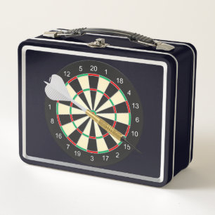 Dart Board Metal Lunch Box