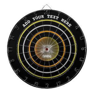 Dart Board Orange Yellow Circles JK 2024