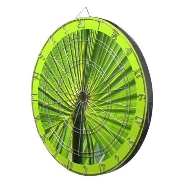 Dart Board - Palm Frond with Border (Front Right)