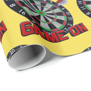 Dart Board Print Wrapping Paper