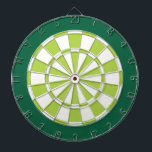 Dart Board: White, Lime, And Green Dartboard<br><div class="desc">White,  Lime,  And Green Coloured Dart Board Game Including 6 Brass Darts</div>