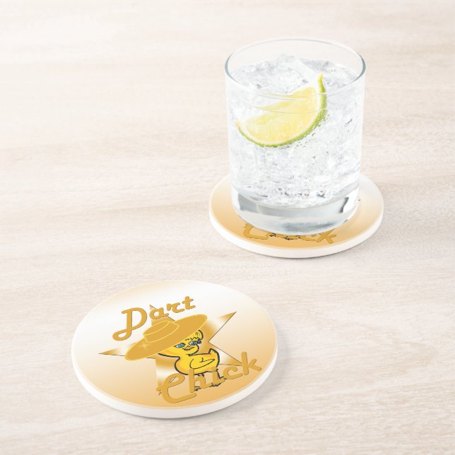 Dart Chick #10 Coaster (Side)