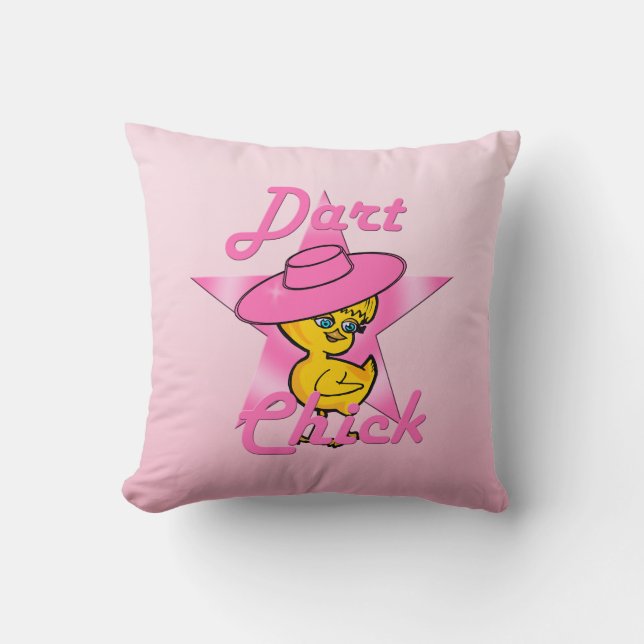 Dart Chick #8 Cushion (Front)