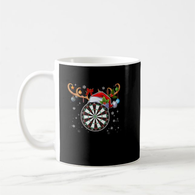 Dart Christmas Dartboard Dartboard Christmas Gift  Coffee Mug (Left)