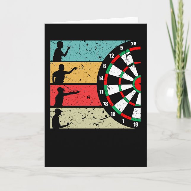 Dart Darts Dartboard Sports Dartboard Gift Card (Front)