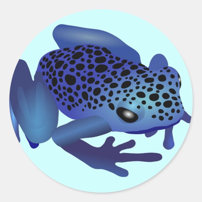 Dart Frog Classic Round Sticker (Front)