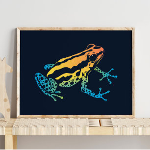 Dart Frog Wall Print for Jungle Room
