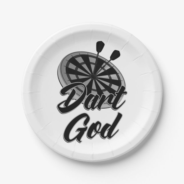 Dart God Paper Plate (Front)