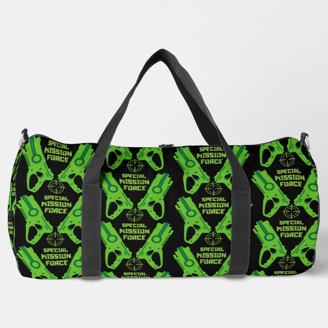Dart Gun Battle Duffle Bag (Front)