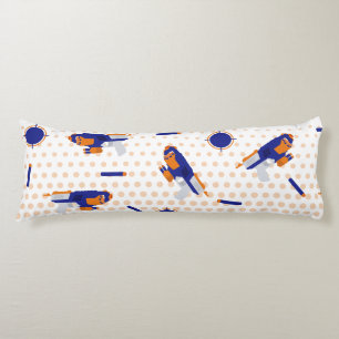 Dart Gun Battle War Boys Target Pattern Body Cushion