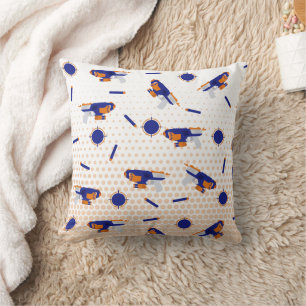 Dart Gun Battle War Boys Target Pattern Cushion