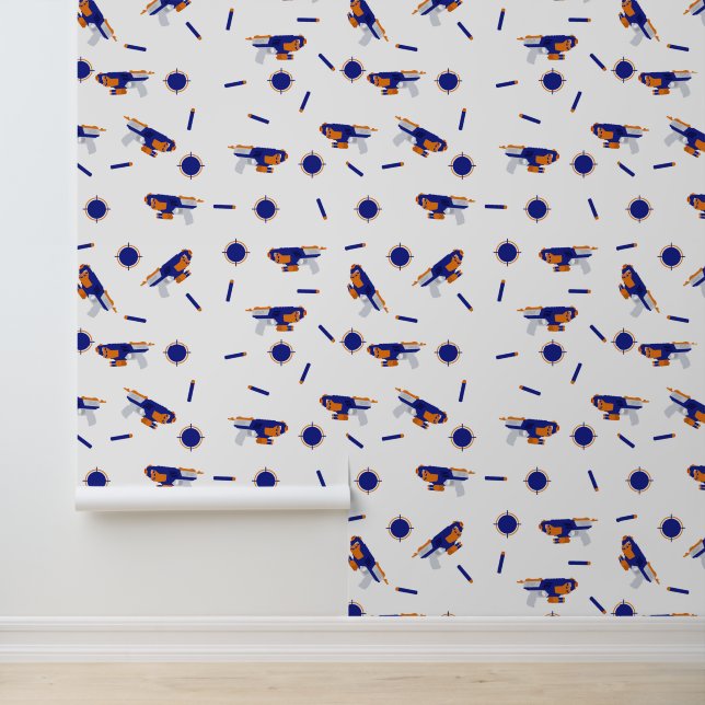 Dart Gun Battle War Boys Target Pattern Wallpaper (Application)