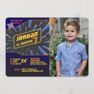 Dart Gun Invitation