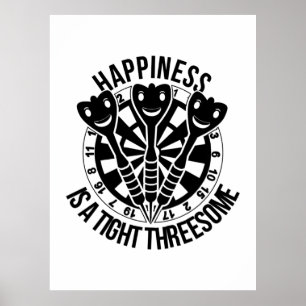 Dart Happiness Is A Tight Threesome Poster