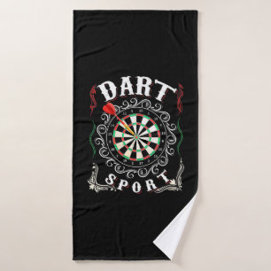 Dart Is My Sport Bath Towel