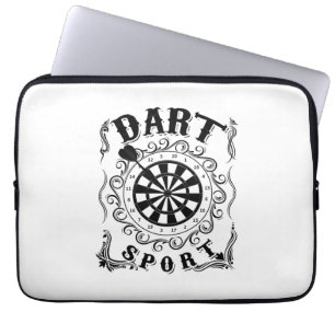 Dart Is My Sport Laptop Sleeve