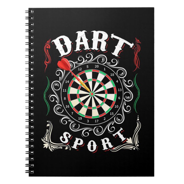 Dart Is My Sport Notebook (Front)