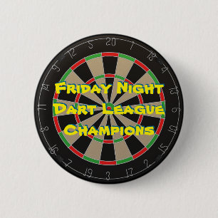 Dart League Champions 2 6 Cm Round Badge