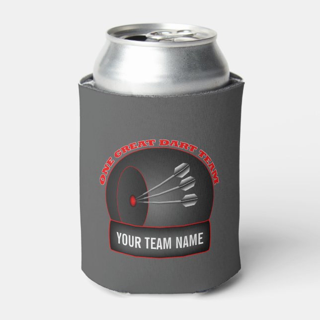 Dart League Great Team Custom Can Cooler (Can Front)