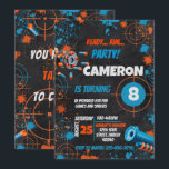 Dart Party Birthday Invitation | Dart Gun<br><div class="desc">Dart Gun Birthday Invitation,  Ready to be personalised with your info!</div>