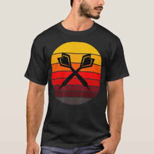 Dart Player Vintage Retro Sport Hobby Gift Ideas T-Shirt