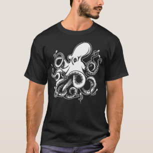 Dart Playing Octopus with darts Dart player T-Shirt