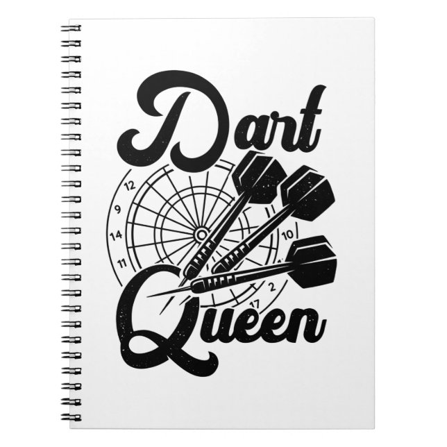 Dart Queen Notebook (Front)