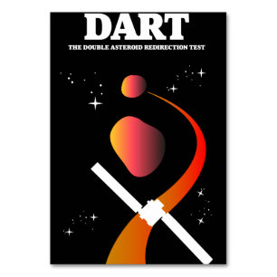 DART space mission space art. Table Number