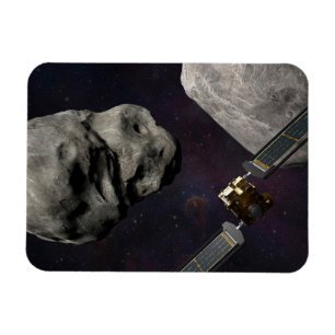 Dart Spacecraft And The Liciacube Prior To Impact Magnet