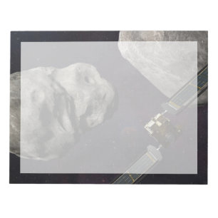 Dart Spacecraft And The Liciacube Prior To Impact Notepad