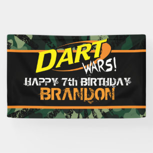 Dart Wars Birthday Banner