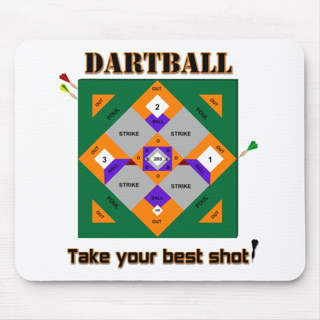 Dartball Mouse Pad (Front)