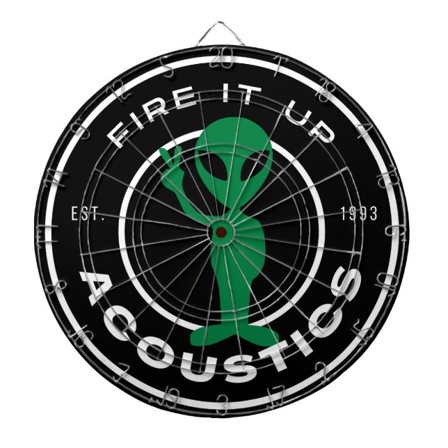Dartboard - Acoustics Peace Alien (Front)