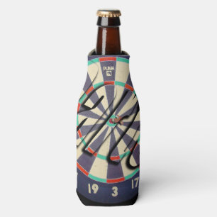 Dartboard And Darts Logo, Bottle Cooler