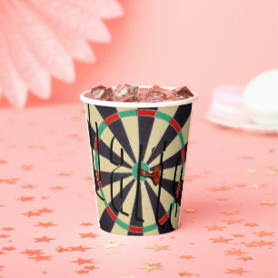 Dartboard Birthday Party, Paper Cups