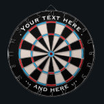 Dartboard Blue Classic Custom Text Gift<br><div class="desc">A great Gift for the Darts Player in your Life. The perfect surprise for Men, Father, Husband and Grandfather on Valentine's Day, Birthday and Christmas. The perfect Darts Sport Gift for men and women who love playing Dart on Dartboards in a Pub or at Home with some Dart Friends. Ideal...</div>