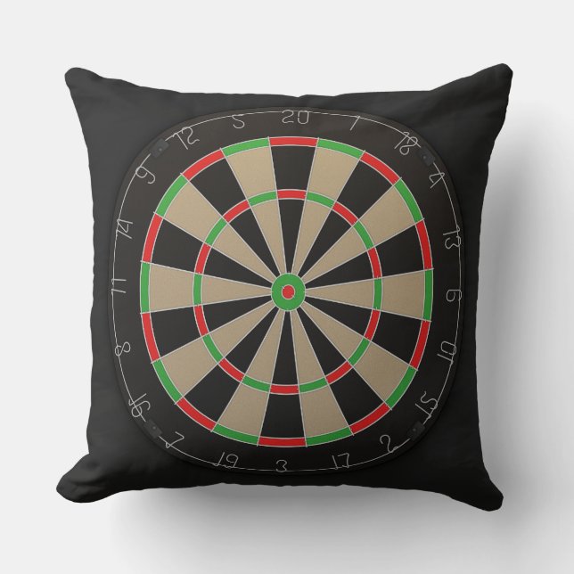 Dartboard Bullseye Lover Cushion (Front)