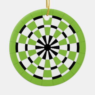 Dartboard Ceramic Ornament