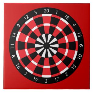 Dartboard Ceramic Tile