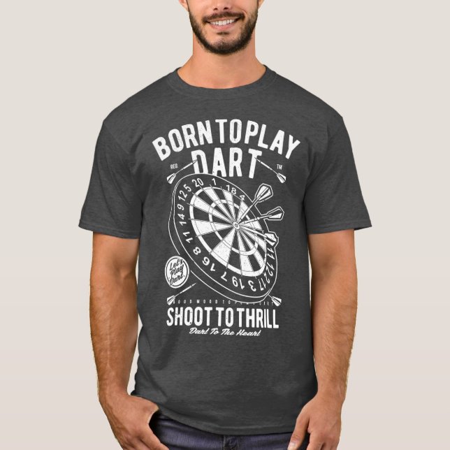 Dartboard Dart Team Darts  Sports bar sports T-Shirt (Front)