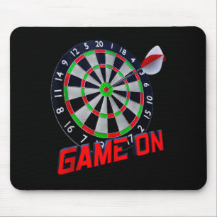 Dartboard Game On - Red And Green Tank Top Mouse Pad
