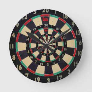 Dartboard In Three Tiers, Round Clock