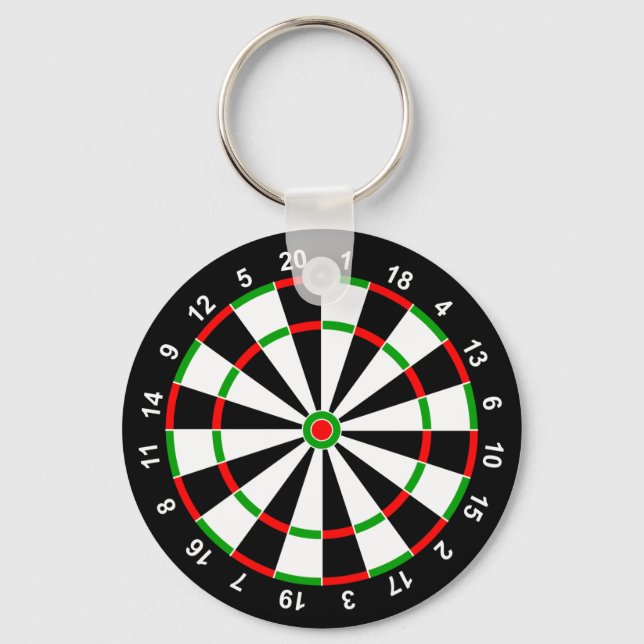 Dartboard Key Ring (Front)