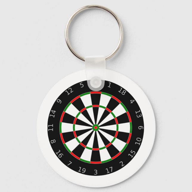 Dartboard Key Ring (Front)
