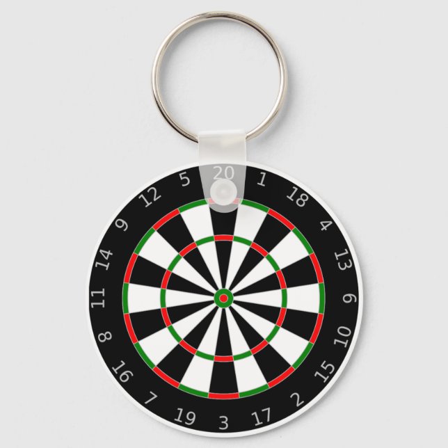 Dartboard Keychain (Front)